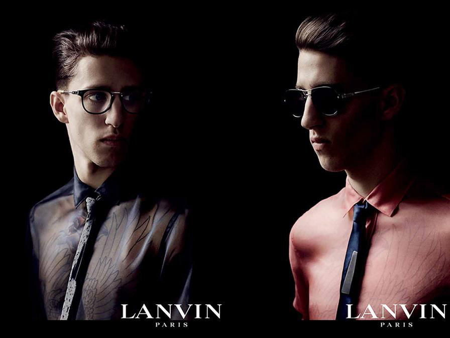 miles langford lanvin fall winter 2013 eyewear campaign