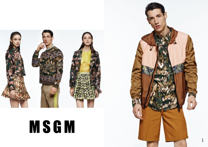 Nicolas Ripoll Fronts MSGM Spring/Summer 2014 Campaign