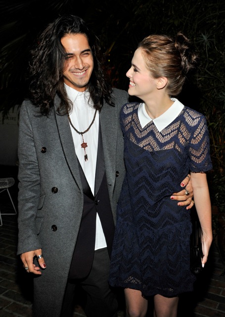 Actors Avan Jogia and Zoey Deutch low