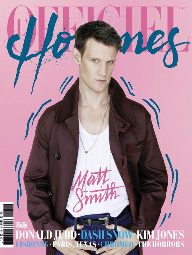 Matt Smith LOfficiel Hommes Cover e1401322589898