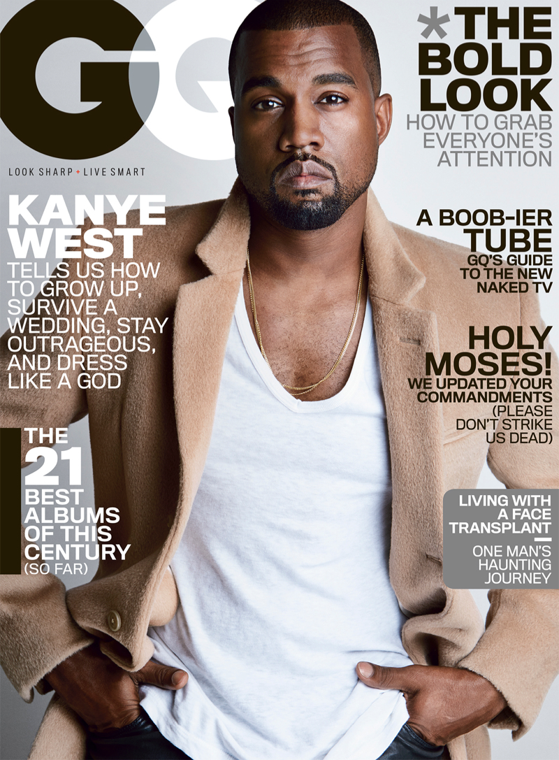 Kanye West GQ August 2014 Cover