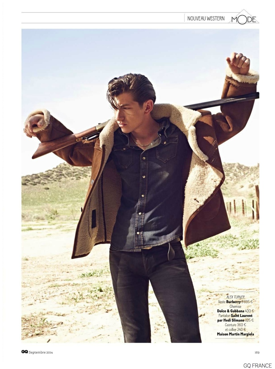 Alex Turner Arctic Monkeys GQ France September 2014 Photos 002