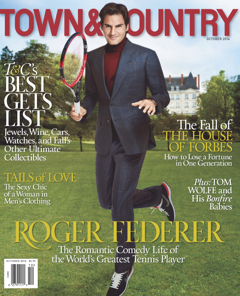 Roger Federer Town and Country October 2014 Issue Photos 001