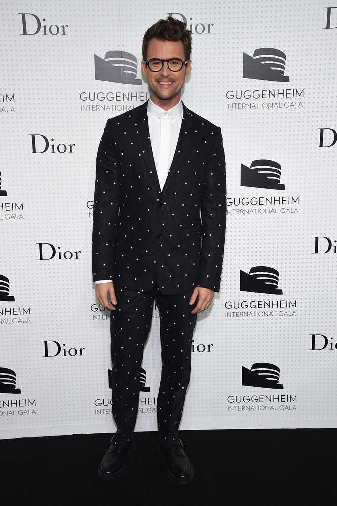 Brad Goreski Dior Homme Polka Dots Pinstripes