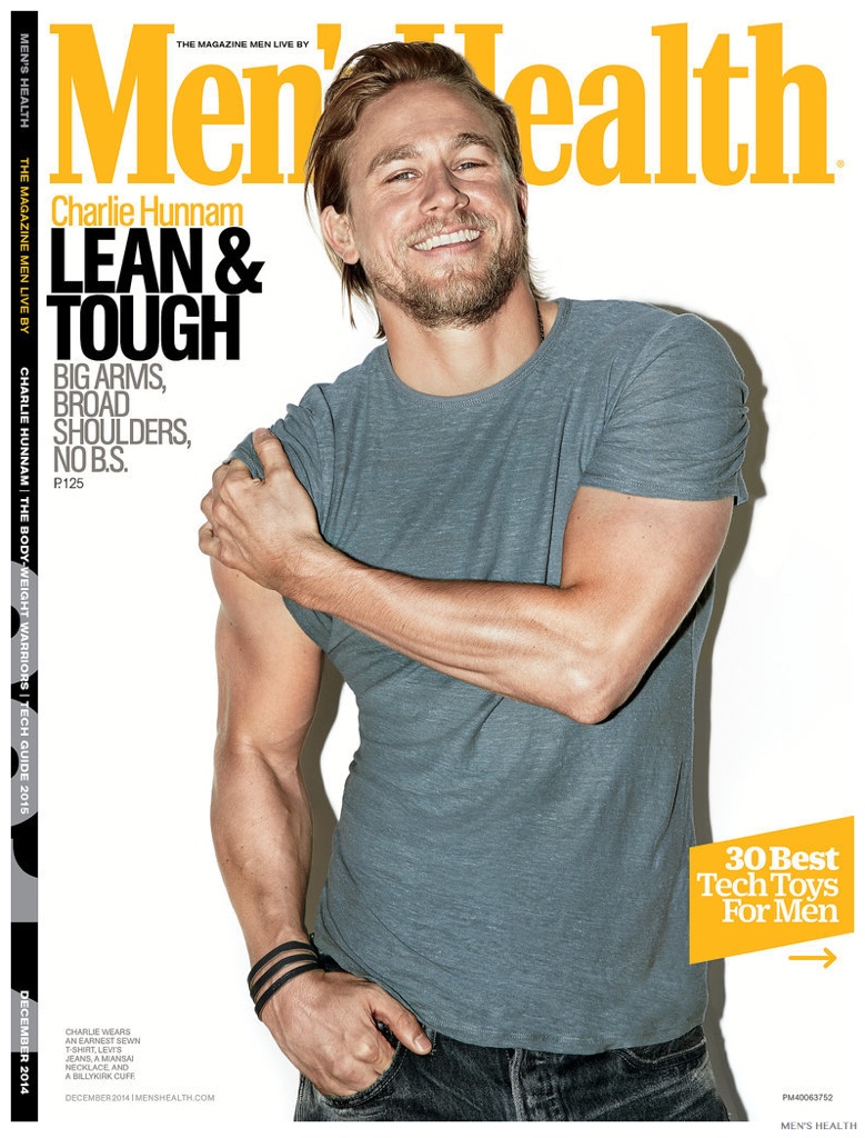 Charlie Hunnam Mens Health December 2014 Cover