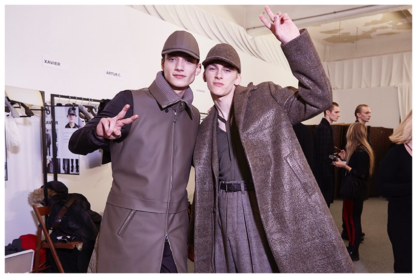 Ermenegildo Zegna Couture Fall Winter 2015 Mens Behind the Scenes Backstage 009