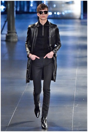 Saint Laurent Fall Winter 2015 Menswear Collection Paris Fashion Week 004