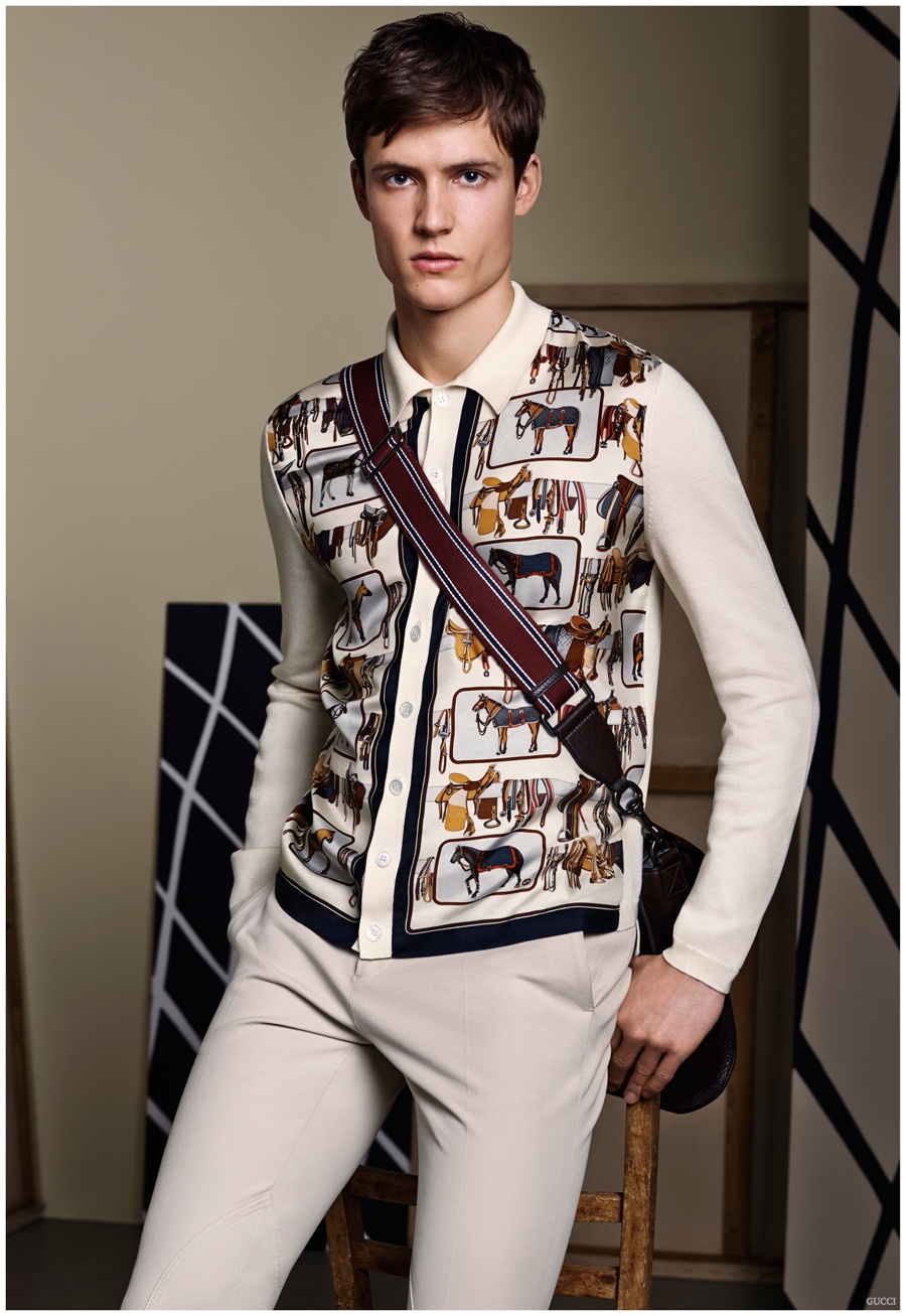 Gucci Pre Fall 2015 Menswear Collection Look Book 003