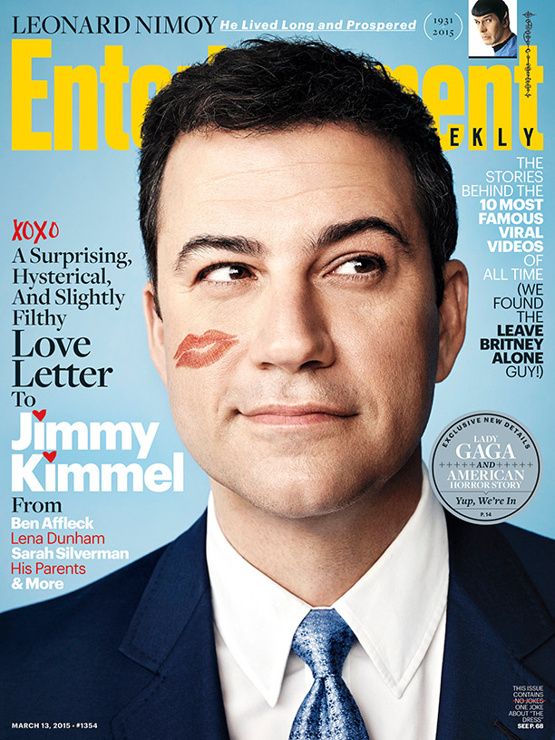 Jimmy Kimmel Entertainment Weekly March 2015 Cover