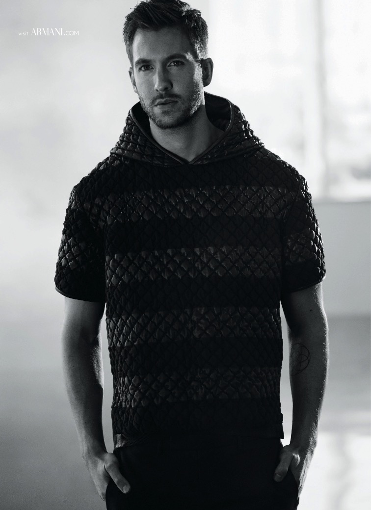 Calvin Harris Emporio Armani Spring Summer 2015 Campaign Shoot