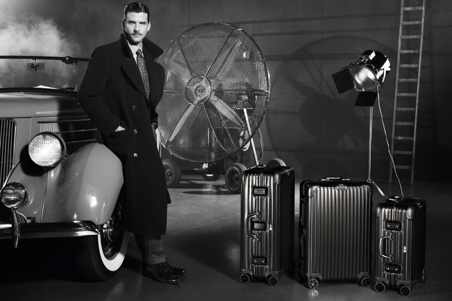 RIMOWA Johannes Huebl 2015 Campaign Old Hollywood Images 004