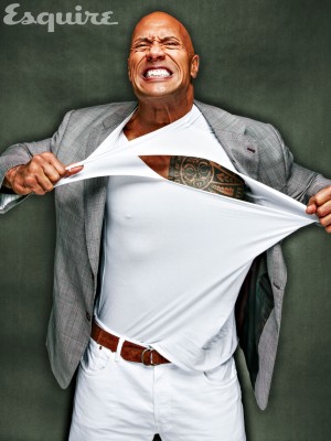 The Rock Dwayne Johnson Esquire August 2015 Cover Photo Shoot 001