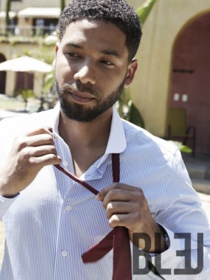 Jussie Smollett Bleu 2015 Cover Photo Shoot 003