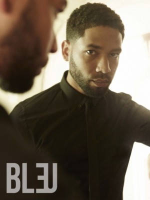 Jussie Smollett Bleu 2015 Cover Photo Shoot 006