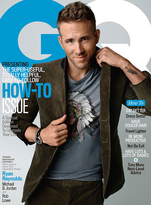 Ryan Reynolds GQ October 2015 Cover