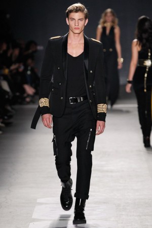 Balmain HM Men 2015 Collection Runway Show Pictures 003