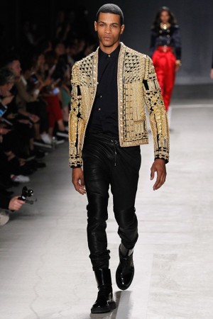 Balmain HM Men 2015 Collection Runway Show Pictures 008