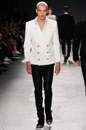 Balmain HM Men 2015 Collection Runway Show Pictures 025