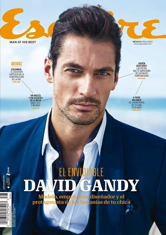 David Gandy 2015 Esquire Mexico Cover