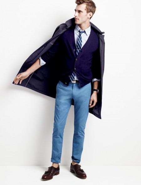 JCrew Blue White Mens Fashions 004