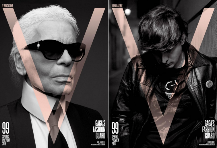 Karl Lagerfeld Hedi Slimane