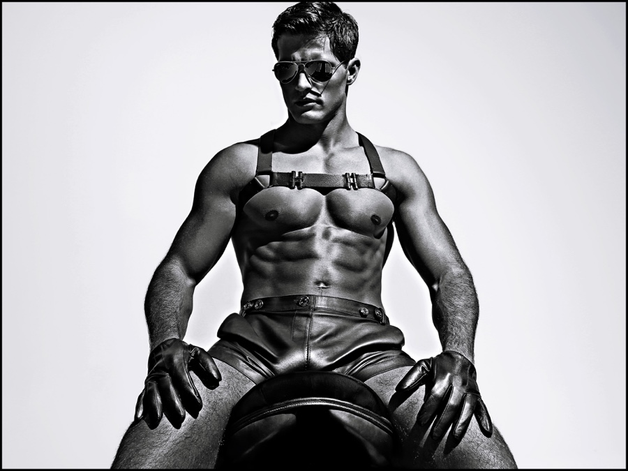 Charlie Matthew Zink 2016 Leather Collection Shoot Diego Miguel 001