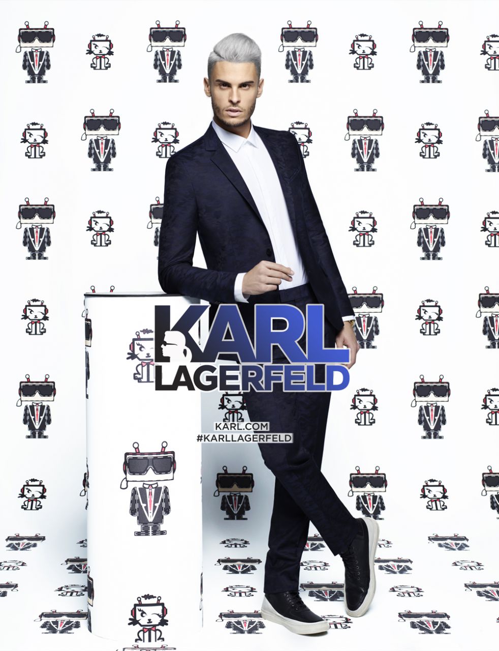 Karl Lagerfeld 2016 Spring Summer Campaign Baptiste Giabiconi 001