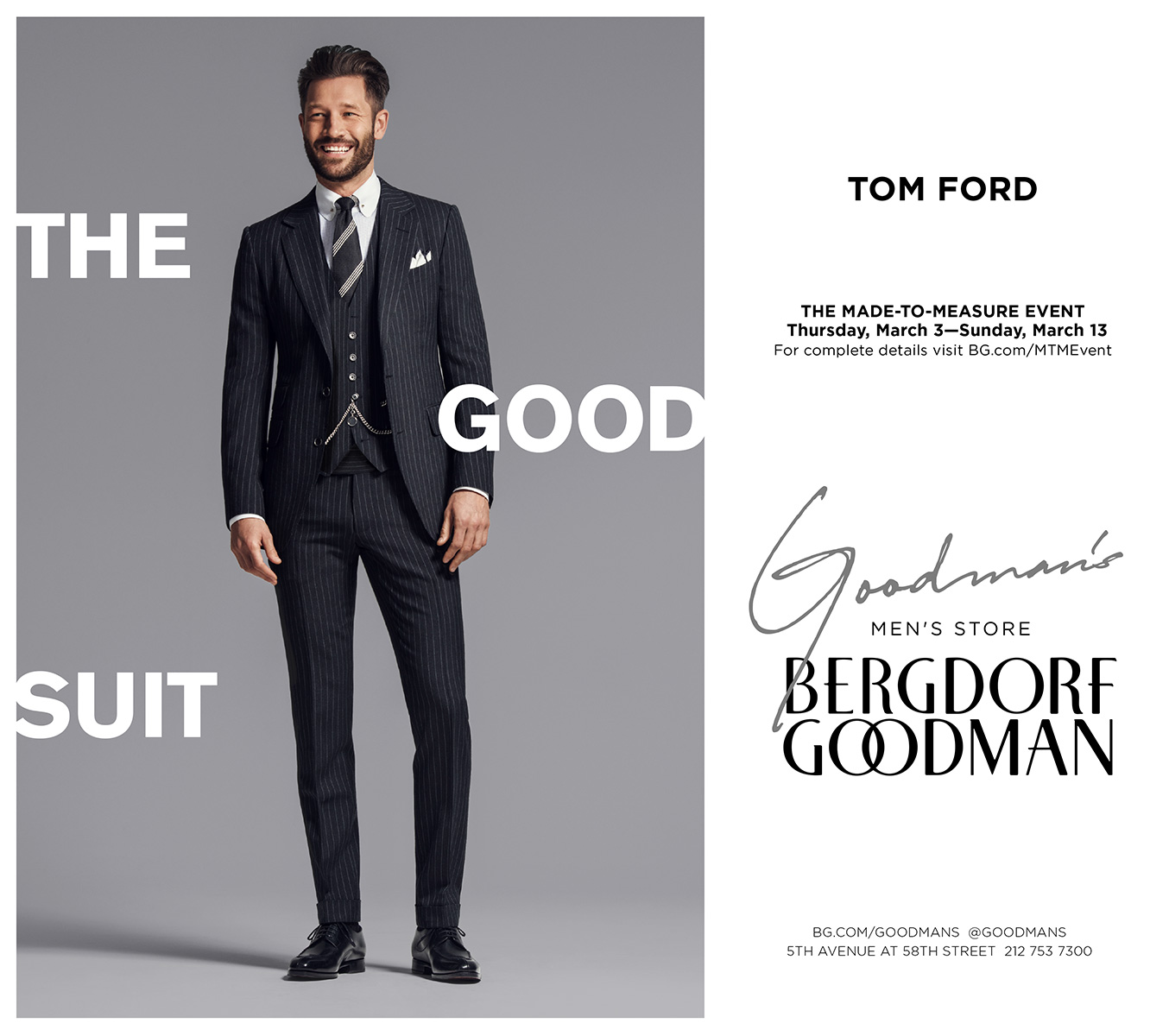 Bergdorf Goodman 2016 Mens Store Spring Tom Ford