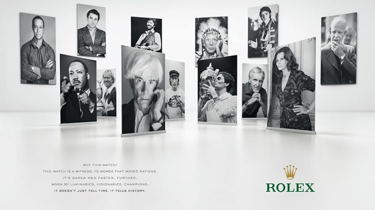 Rolex Icons Campaign Advertisement