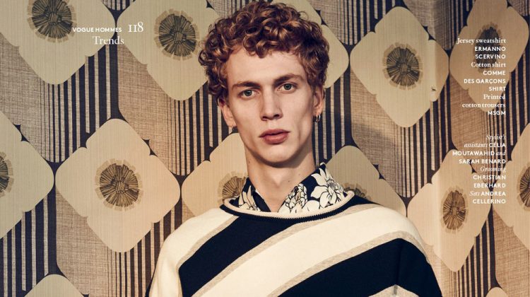 Vogue Hommes Paris 2016 Editorial Mens Prints 010