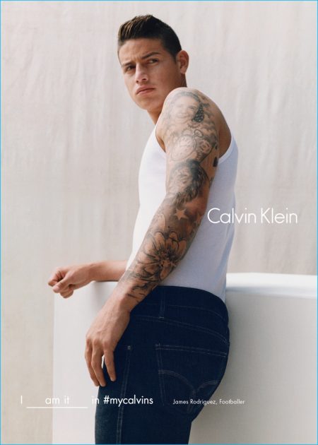 James Rodriguez Wifebeater 2016 Calvin Klein Campaign