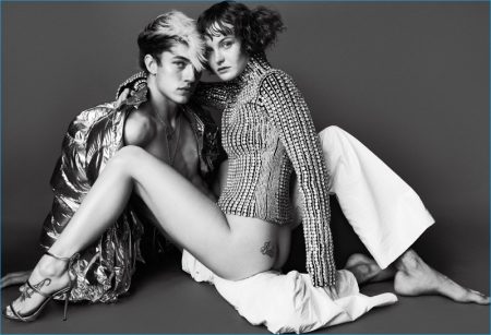 Lucky Blue Smith Kacy Hill 2016 V Magazine Photo Shoot