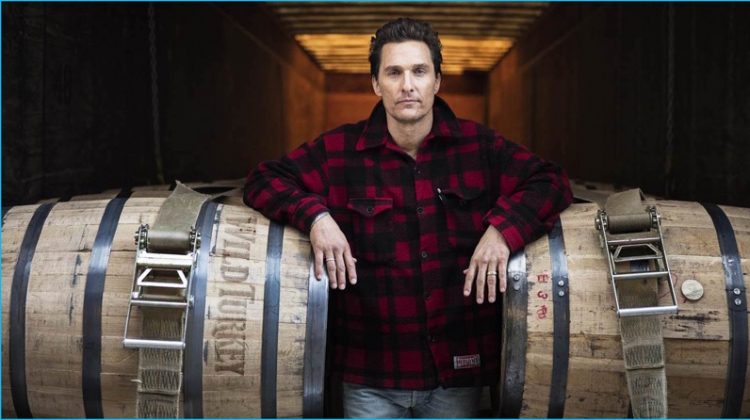 Matthew McConaughey 2016 Wild Turkey Photo Buffalo Check Jacket