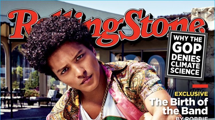 Bruno Mars Rolling Stone 2016 Cover