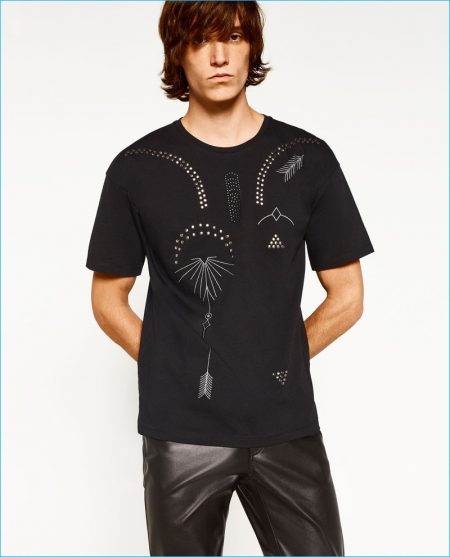 Zara Man LA Boho T Shirt