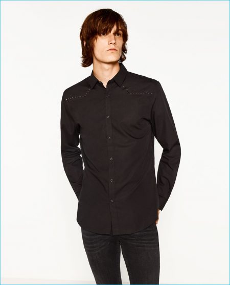 Zara Man Western Shirt