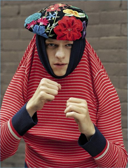 Lucas Hedges 2017 LUomo Vogue Photo Shoot 002