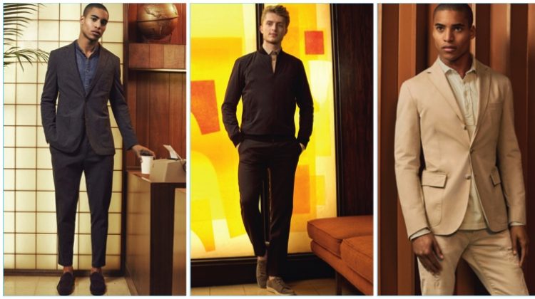 Bloomingdale's curates menswear looks ideal for office wear.