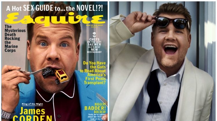 James Corden 2017 Esquire Cover Shoot