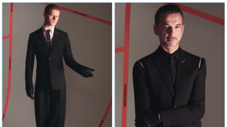 Actor Lucas Hedges and Depeche Mode frontman Dave Gahan appear in fall-winter 2017 advertising for Dior Homme.