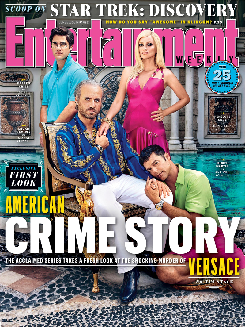 Entertainment Weekly The Assassination of Gianni Versace: American Crime Story Cover