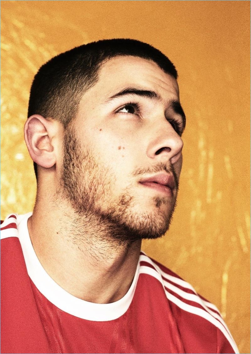 Daniel King photographs Nick Jonas for HERO magazine.