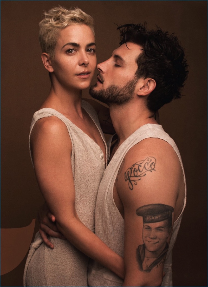 Luke Fontana photographs Bethany Meyers and Nico Tortorella for The Advocate.