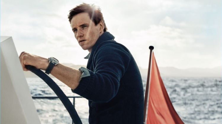 Eddie Redmayne fronts Omega's Seamaster Aqua Terra campaign.