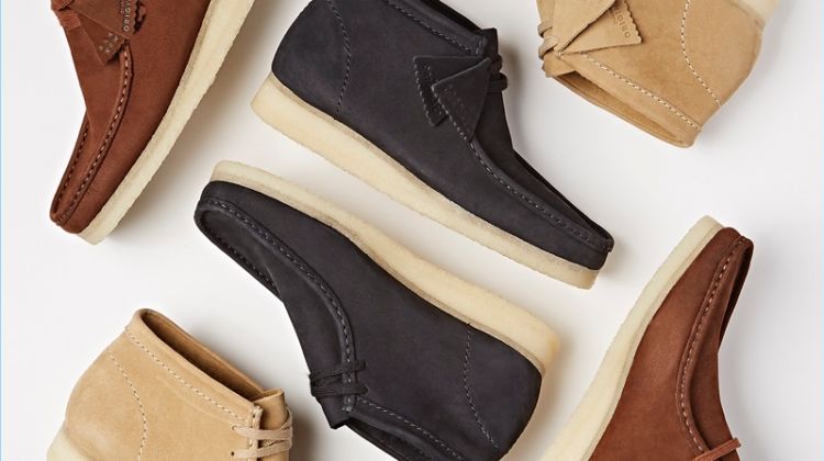 Barneys x Clarks Nubuck Wallabee Boots