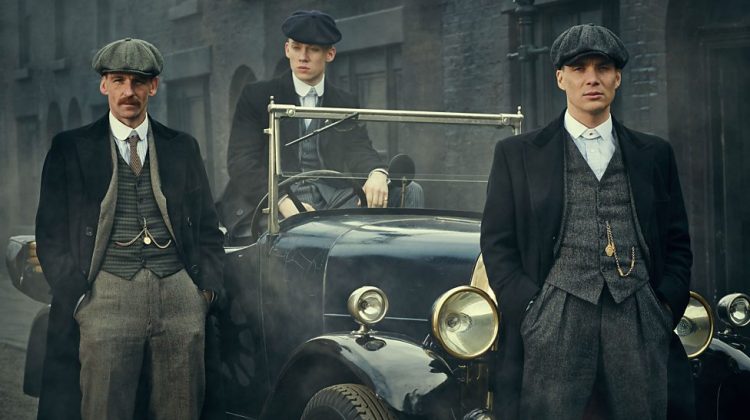 The cast of Peaky Blinders showcase classic style from the 1920s.