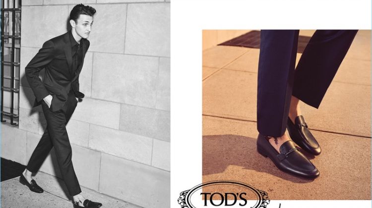 Anwar Hadid stars in Tod's fall-winter 2018 campaign.