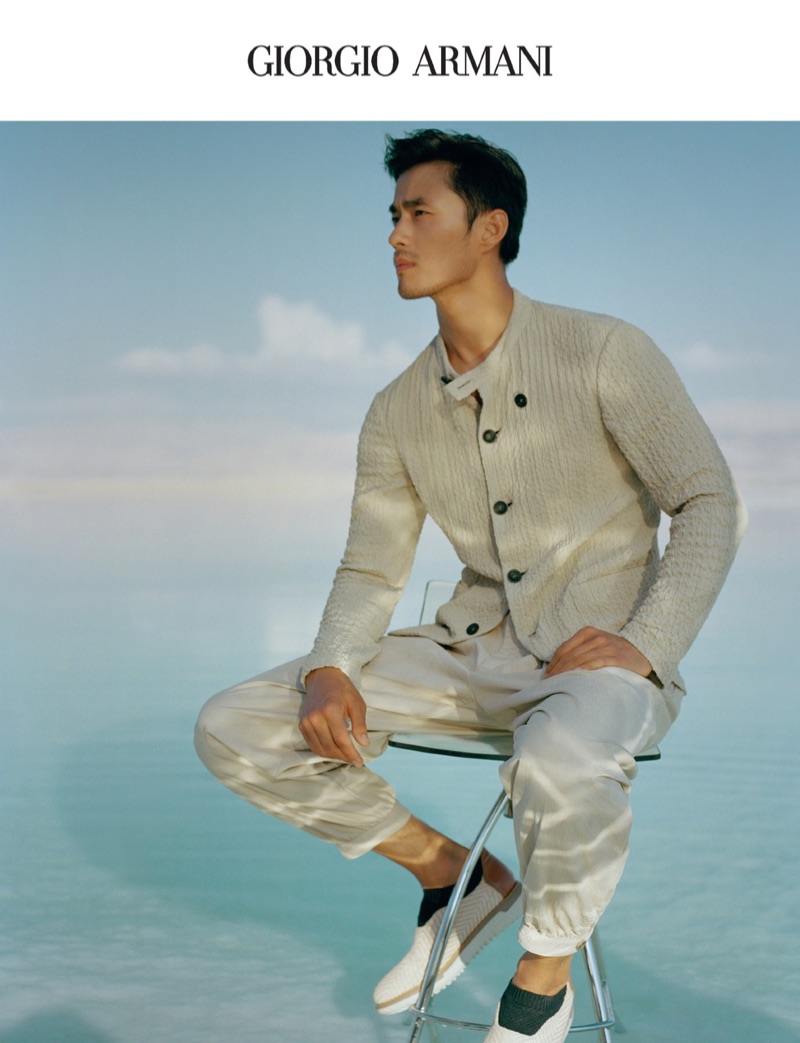 Chinese model Zhao Lei stars in Giorgio Armani's spring-summer 2019 campaign.