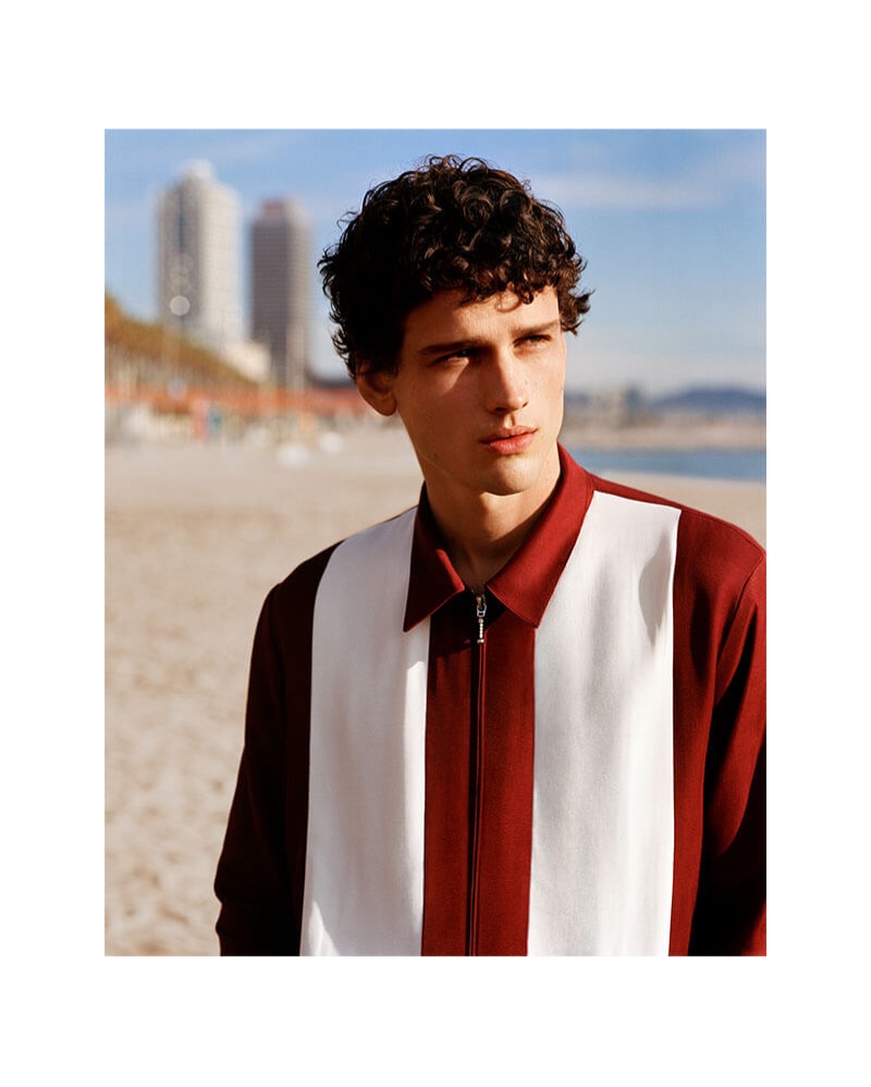 Sandro enlists Simon Nessman as the star of its spring-summer 2019 campaign.