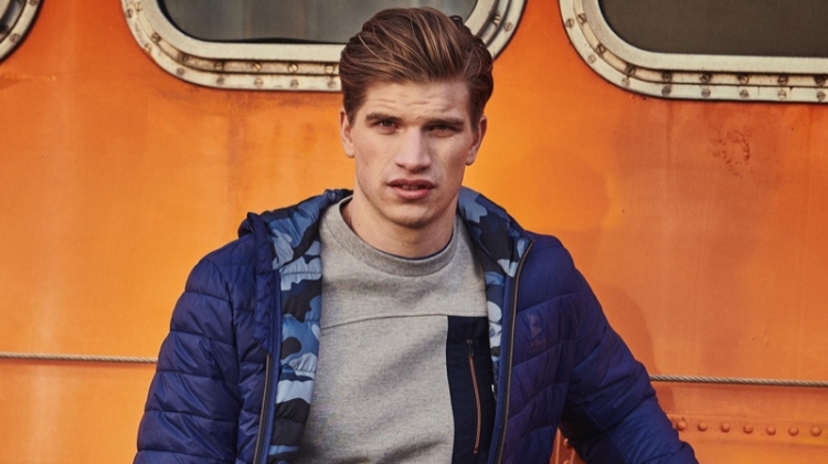 Toby Huntington-Whiteley sports a look from Barbour's spring-summer 2020 collection.